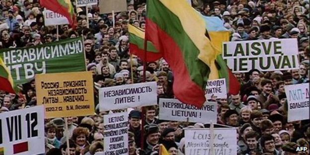 Lithuanian Rally for Independence 1990