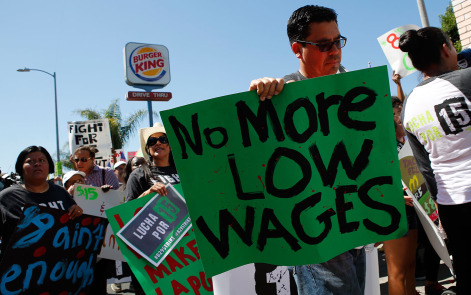 Fast-Food Strikes in 50 U.S. Cities Seeking $15 Per Hour