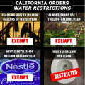 US Uncut CA Water Restrictions